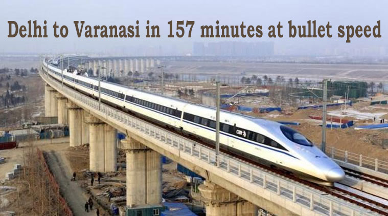 Delhi to Varanasi in 157 minutes at bullet speed bullet train 1