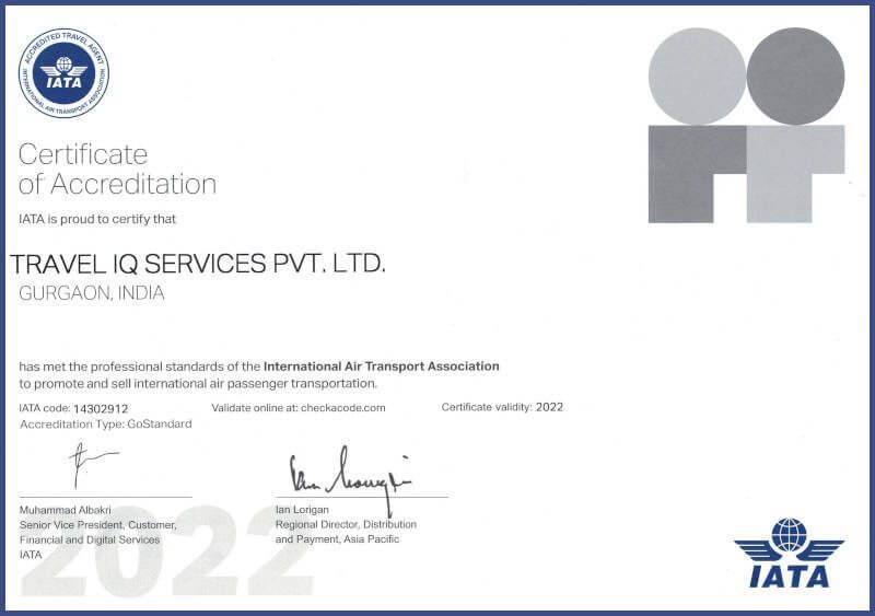 IATA-Certificate-of-Accreditation-TraveliQ-Services